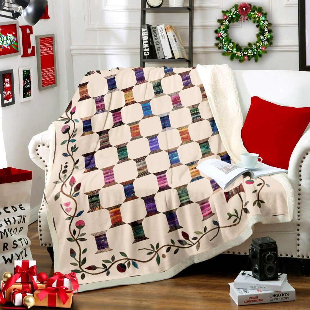 Sewing Sherpa Fleece Blanket