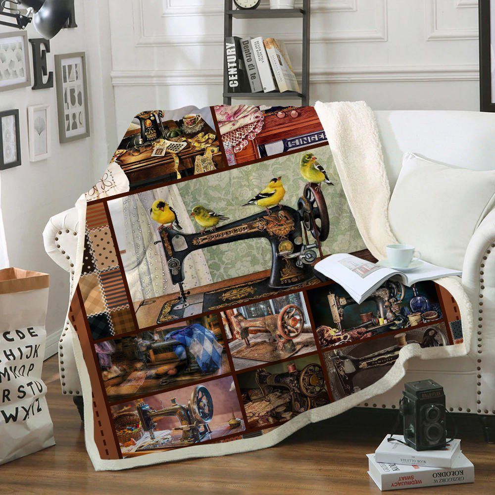Sewing Sherpa Fleece Blanket