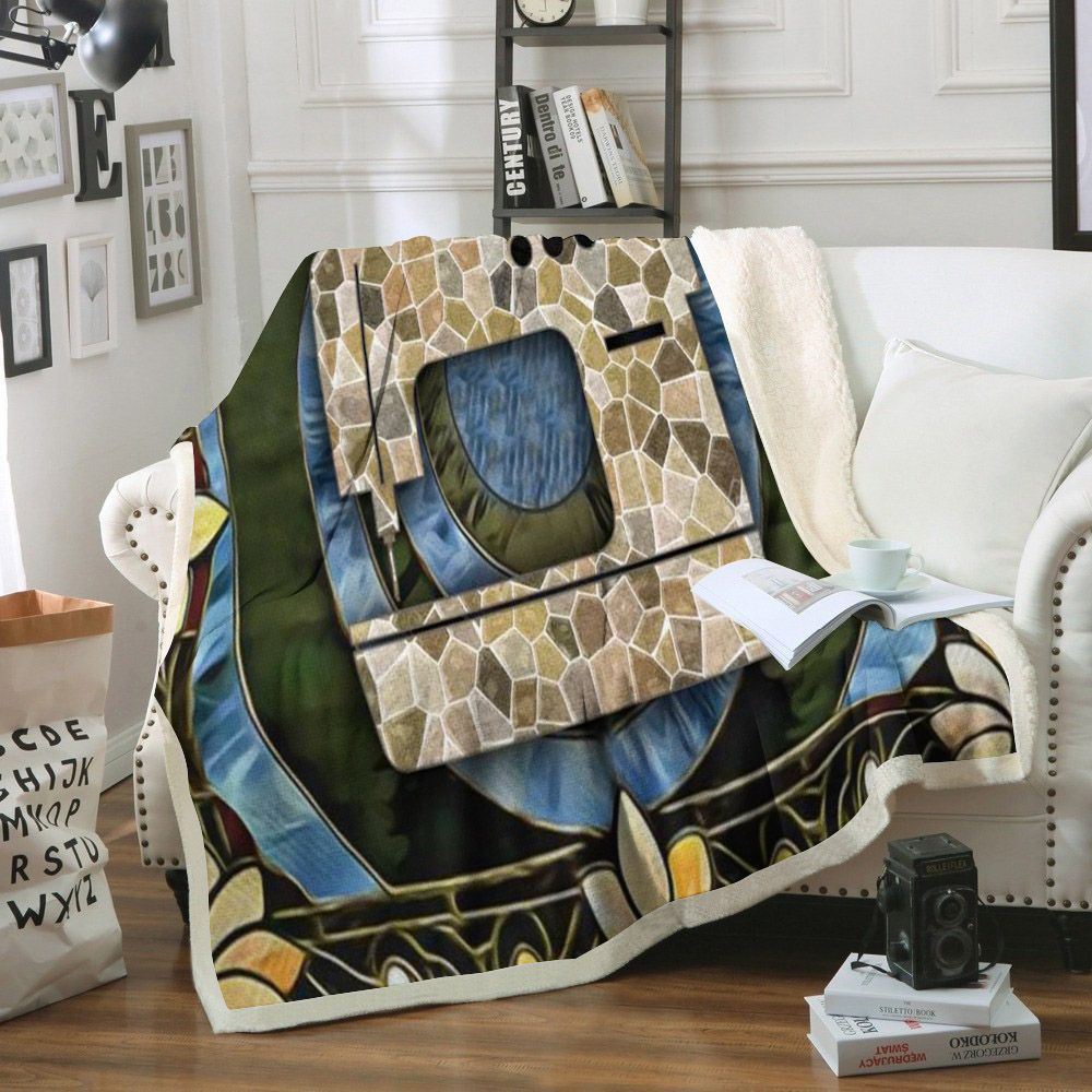 Sewing Sherpa Fleece Blanket