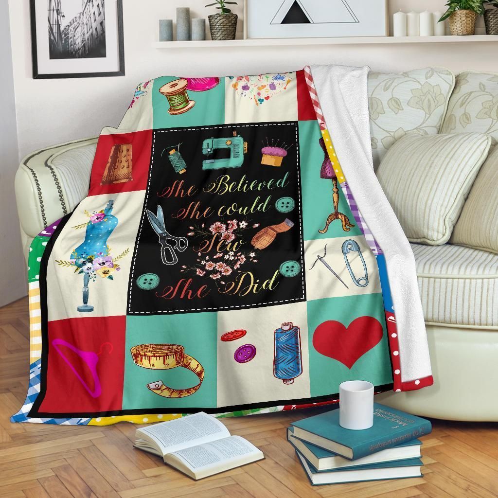 Sewing Sherpa Fleece Blanket