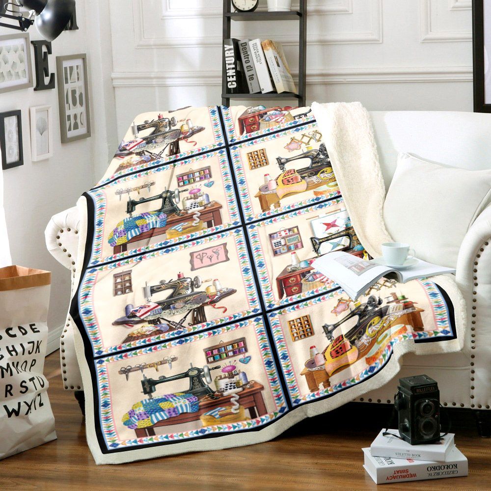 Sewing Sherpa Fleece Blanket