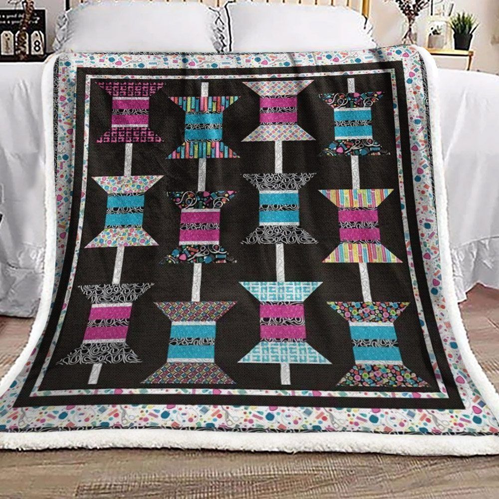 Sewing Sherpa Fleece Blanket