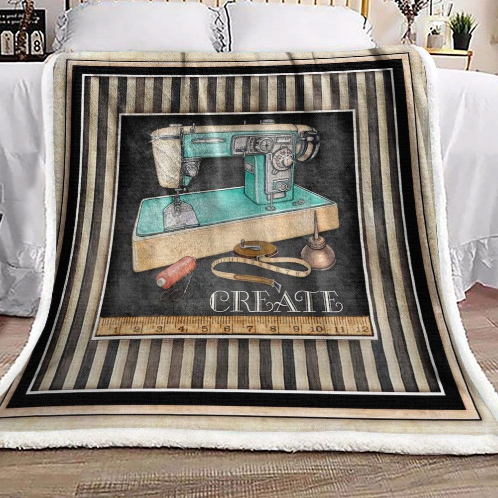 Sewing Sherpa Fleece Blanket