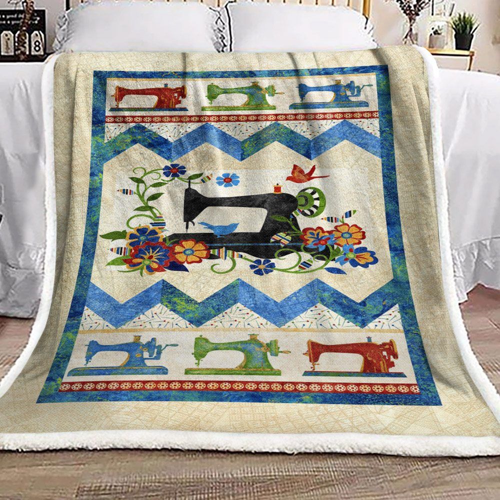 Sewing Sherpa Fleece Blanket