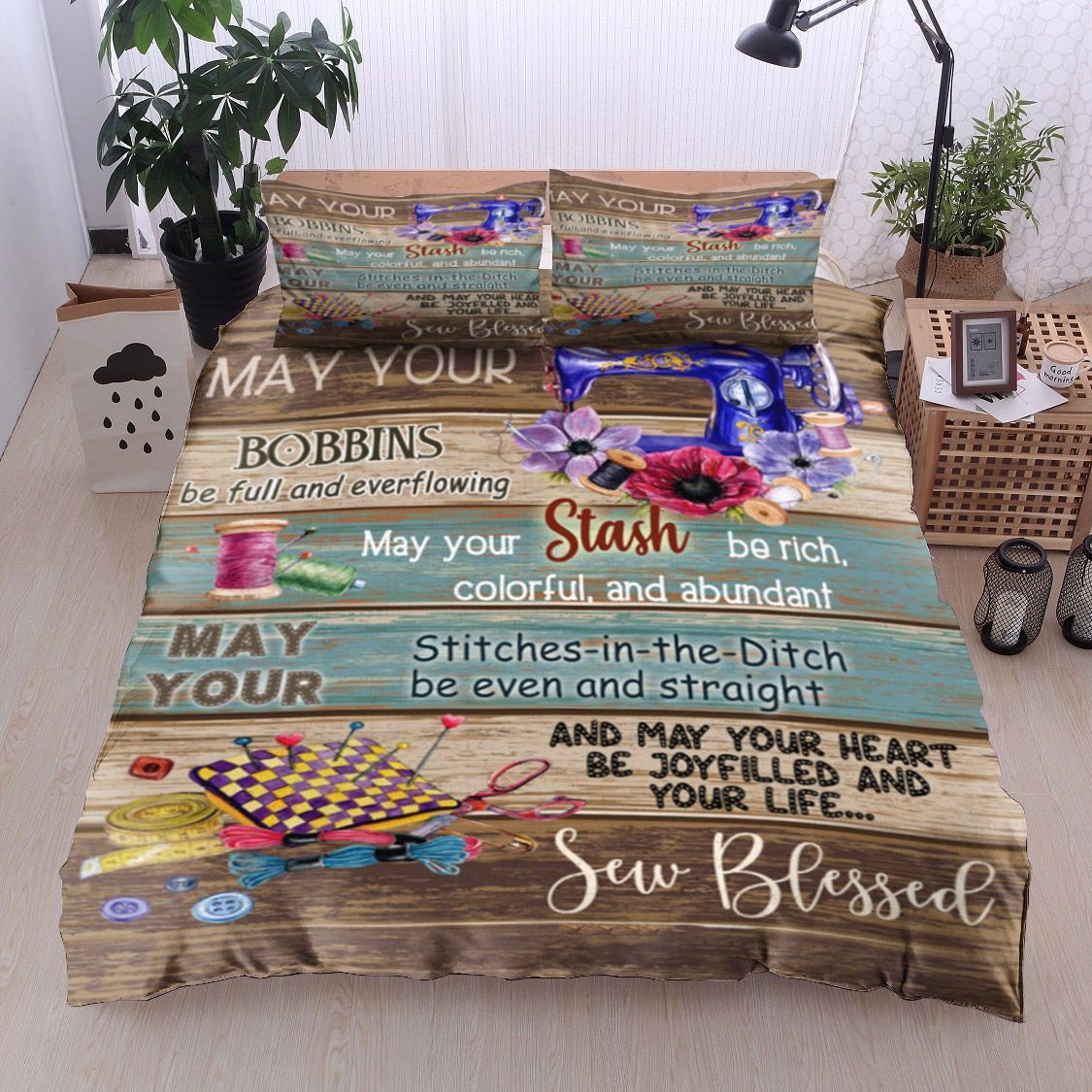 Sewing Machine Bedding Set