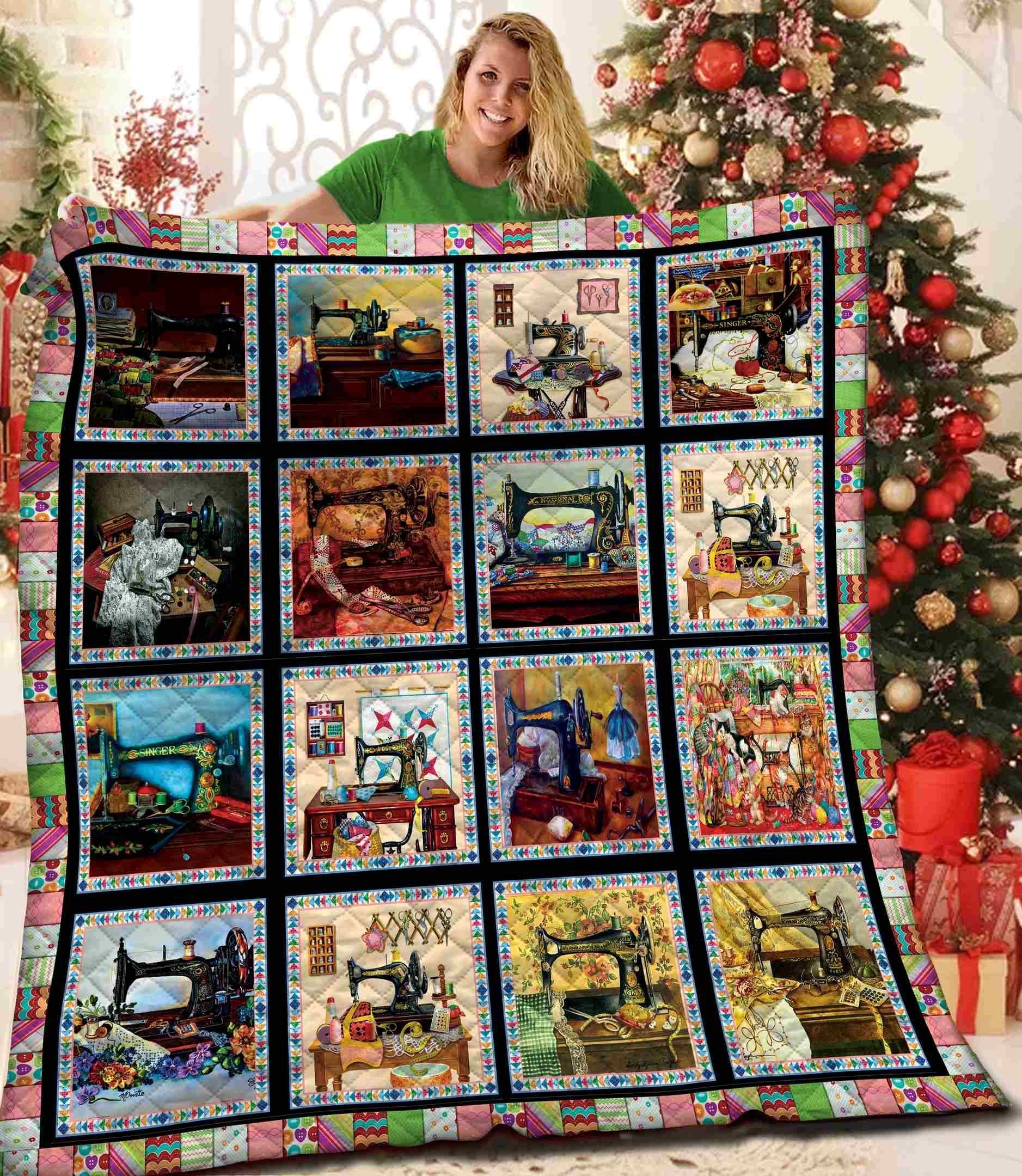 Sewing Machine Quilt Blanket BBB121107MH