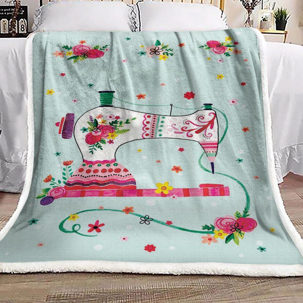Sewing Sherpa Fleece Blanket