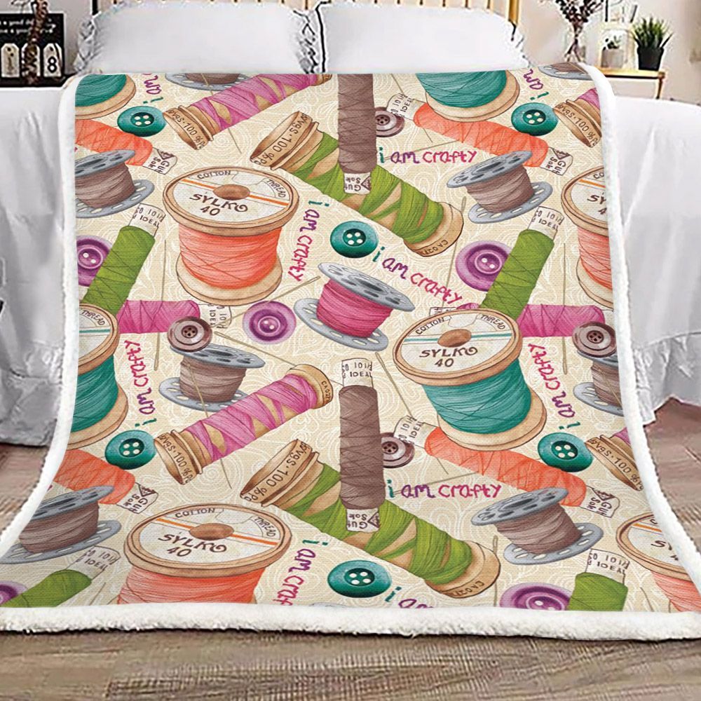 Sewing Sherpa Fleece Blanket