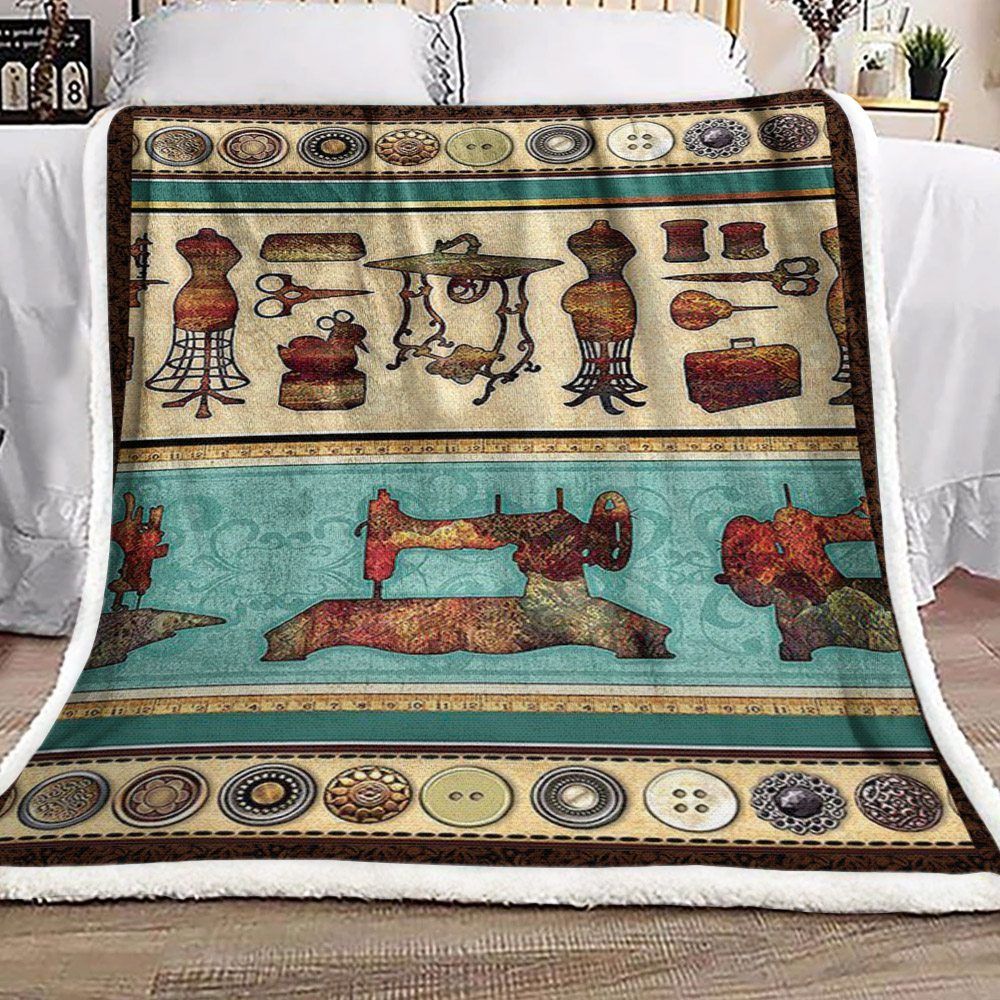 Sewing Sherpa Fleece Blanket