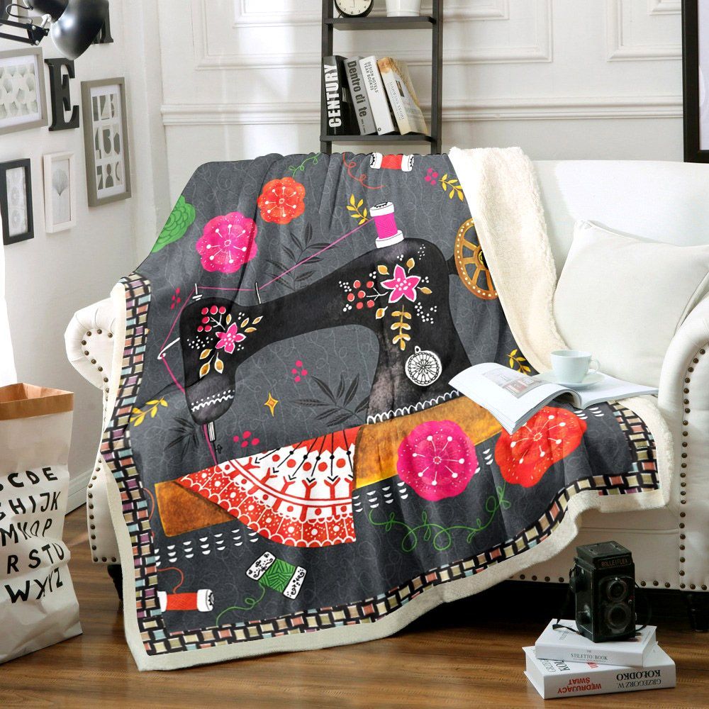 Sewing Sherpa Fleece Blanket