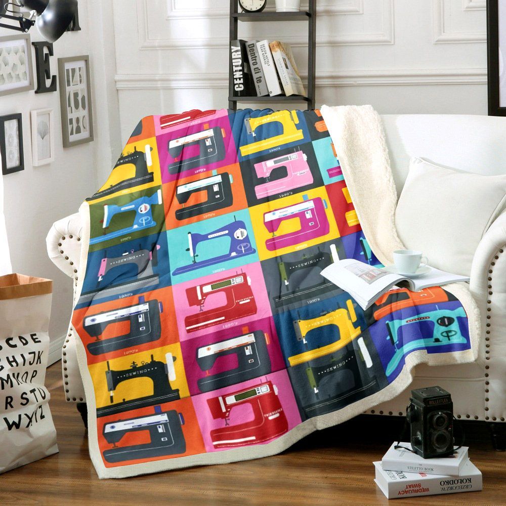 Sewing Sherpa Fleece Blanket