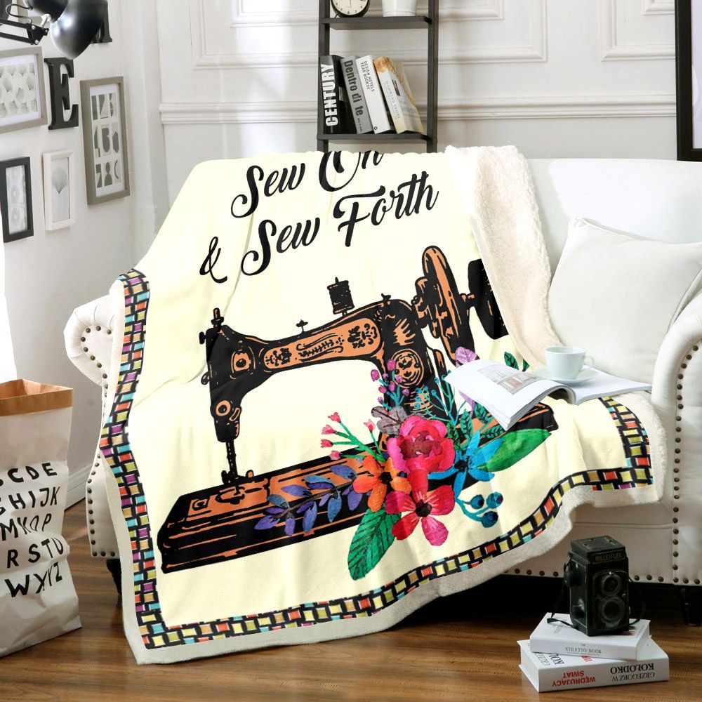 Sewing Sherpa Fleece Blanket