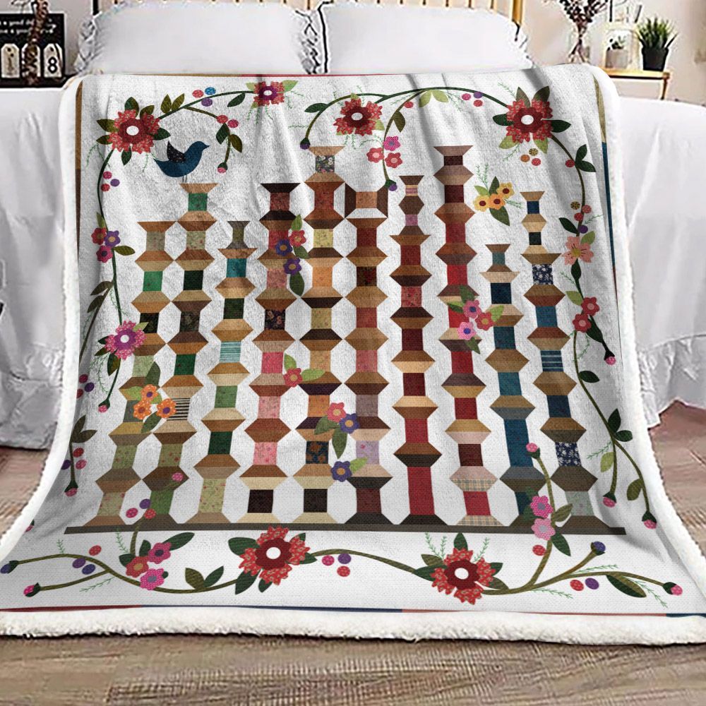 Sewing Sherpa Fleece Blanket