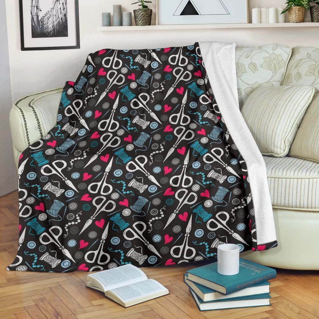 Sewing Tools Sherpa Fleece Blanket