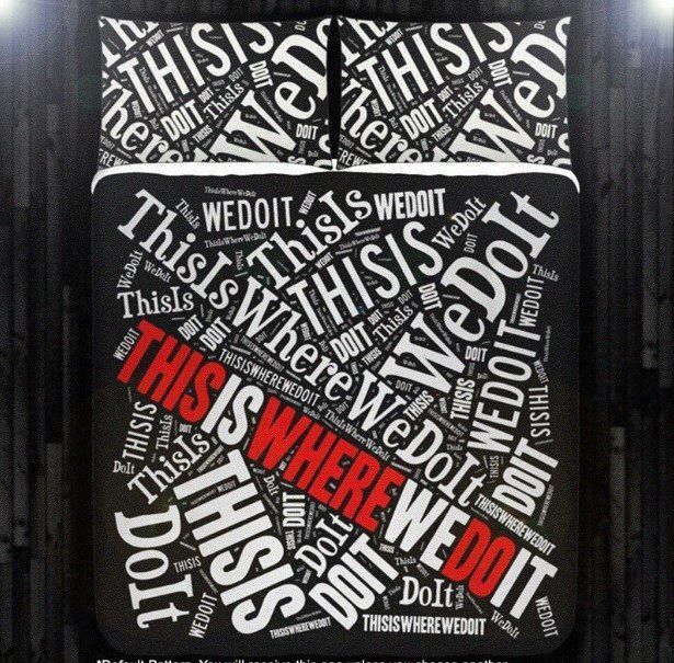 Sexy Funny Sexual Fun Sex Newlywed Bedding Set