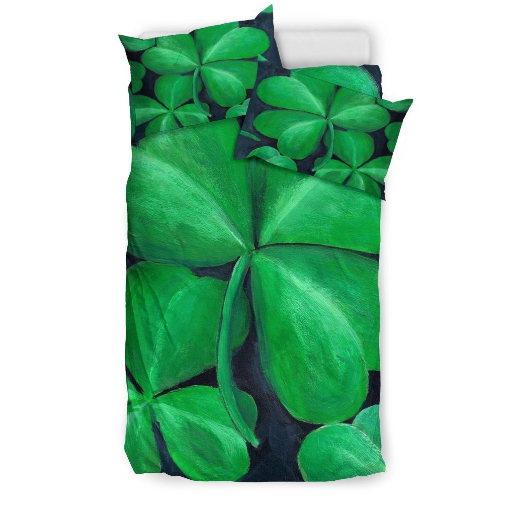Shamrock Background Shamrock St. Patrick’s Day Bedding Set
