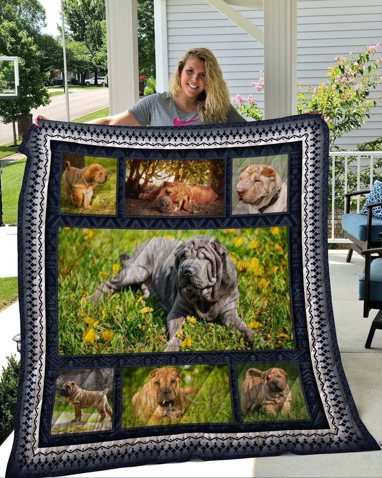 Shar Pei Quilt Blanket DHC2911155VT
