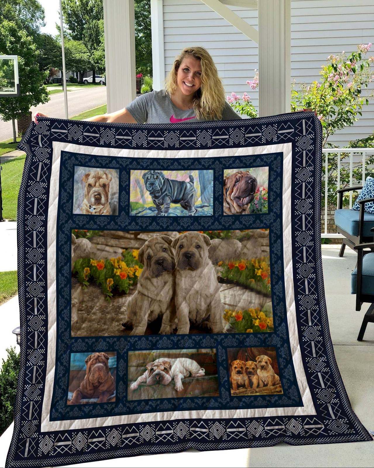 Shar Pei Quilt Blanket DHC2911284VT