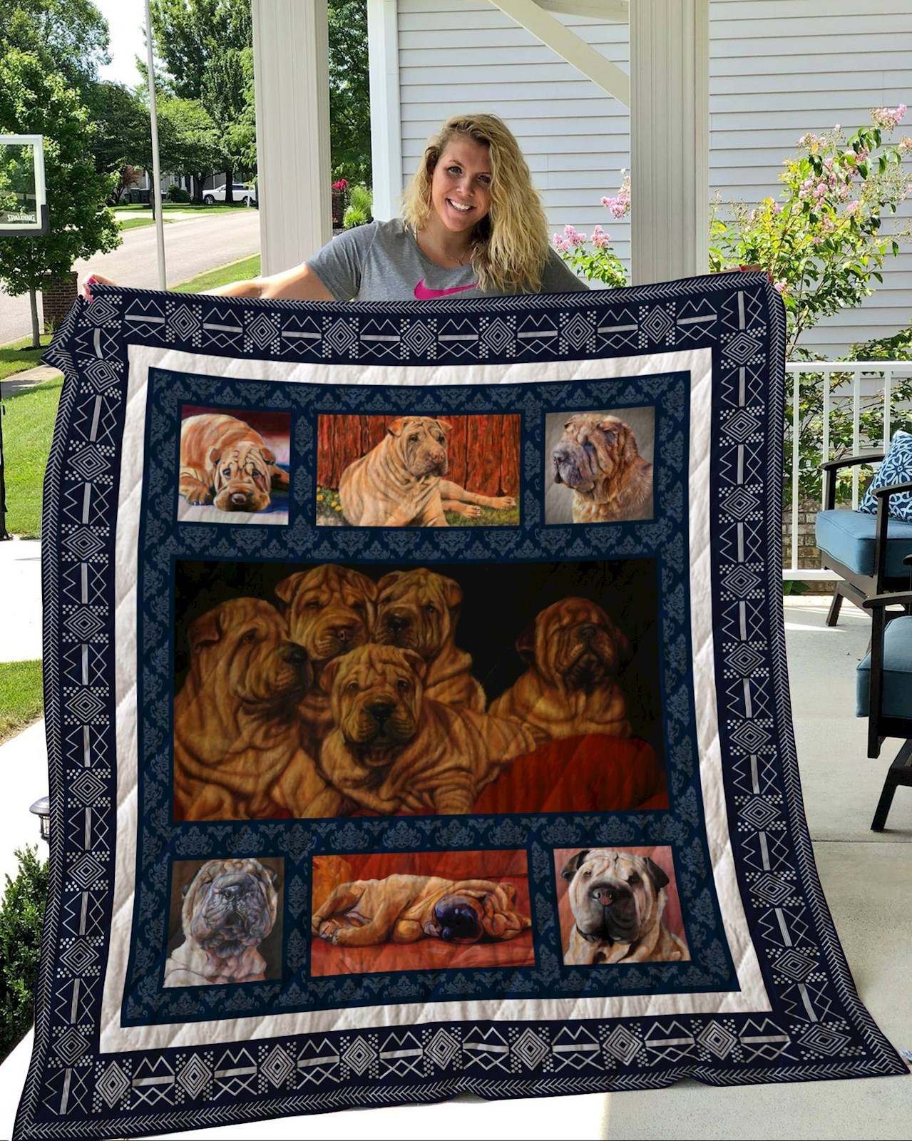 Shar Pei Quilt Blanket DHC2911285VT