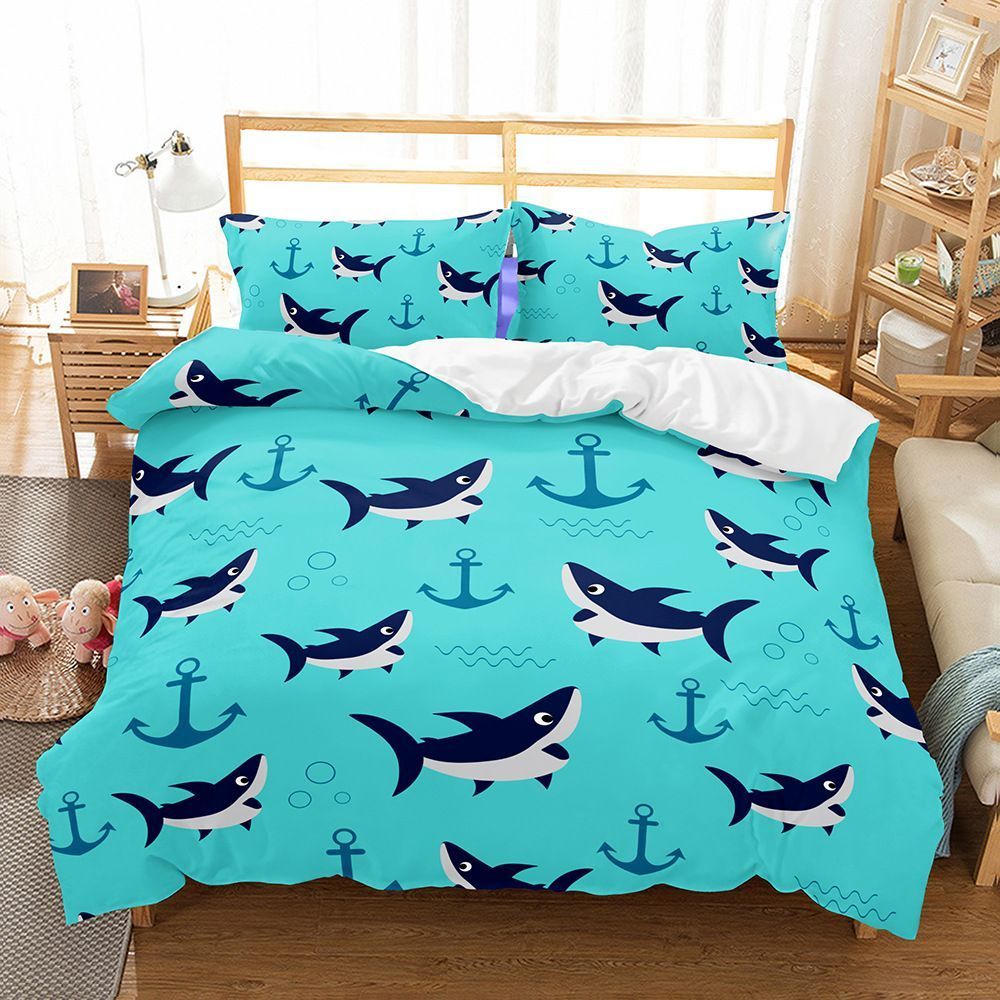 Shark And Anchor Bedding Set