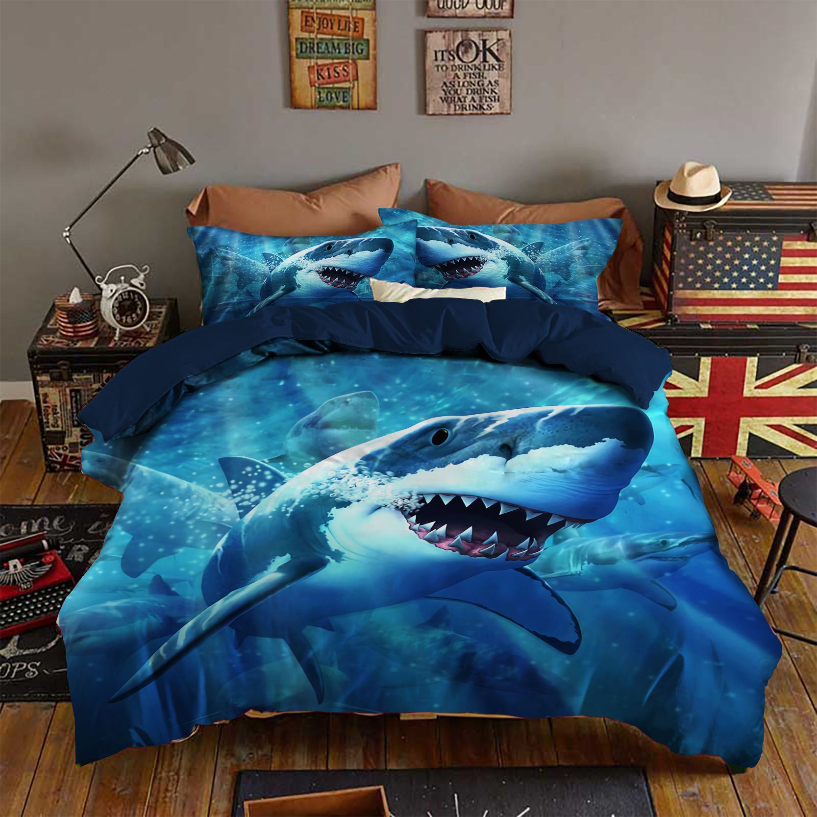Shark Bedding Set