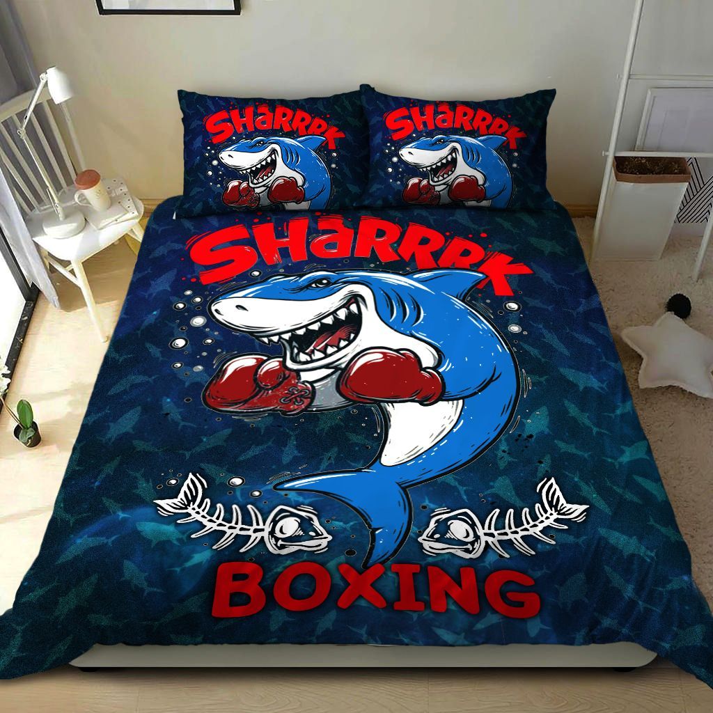 Shark Boxing Bedding Set