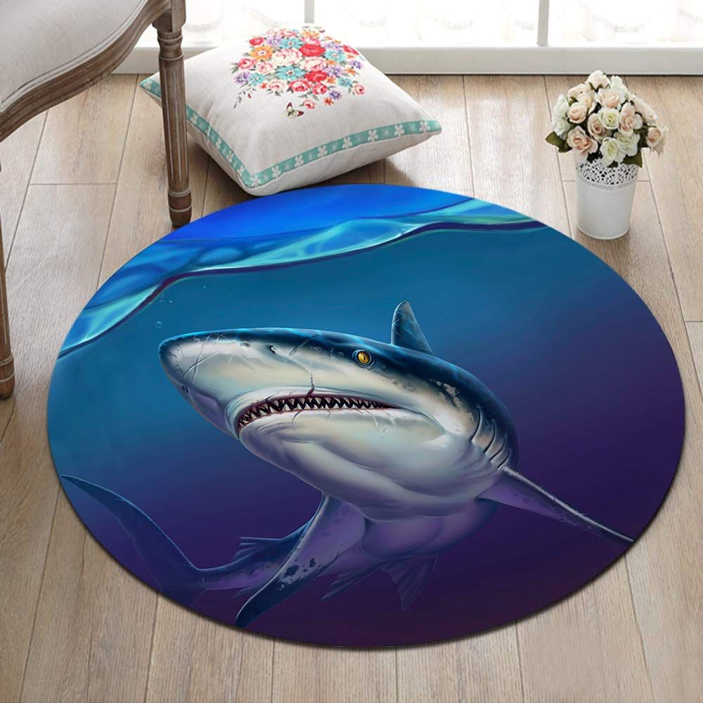 Shark Round Carpet