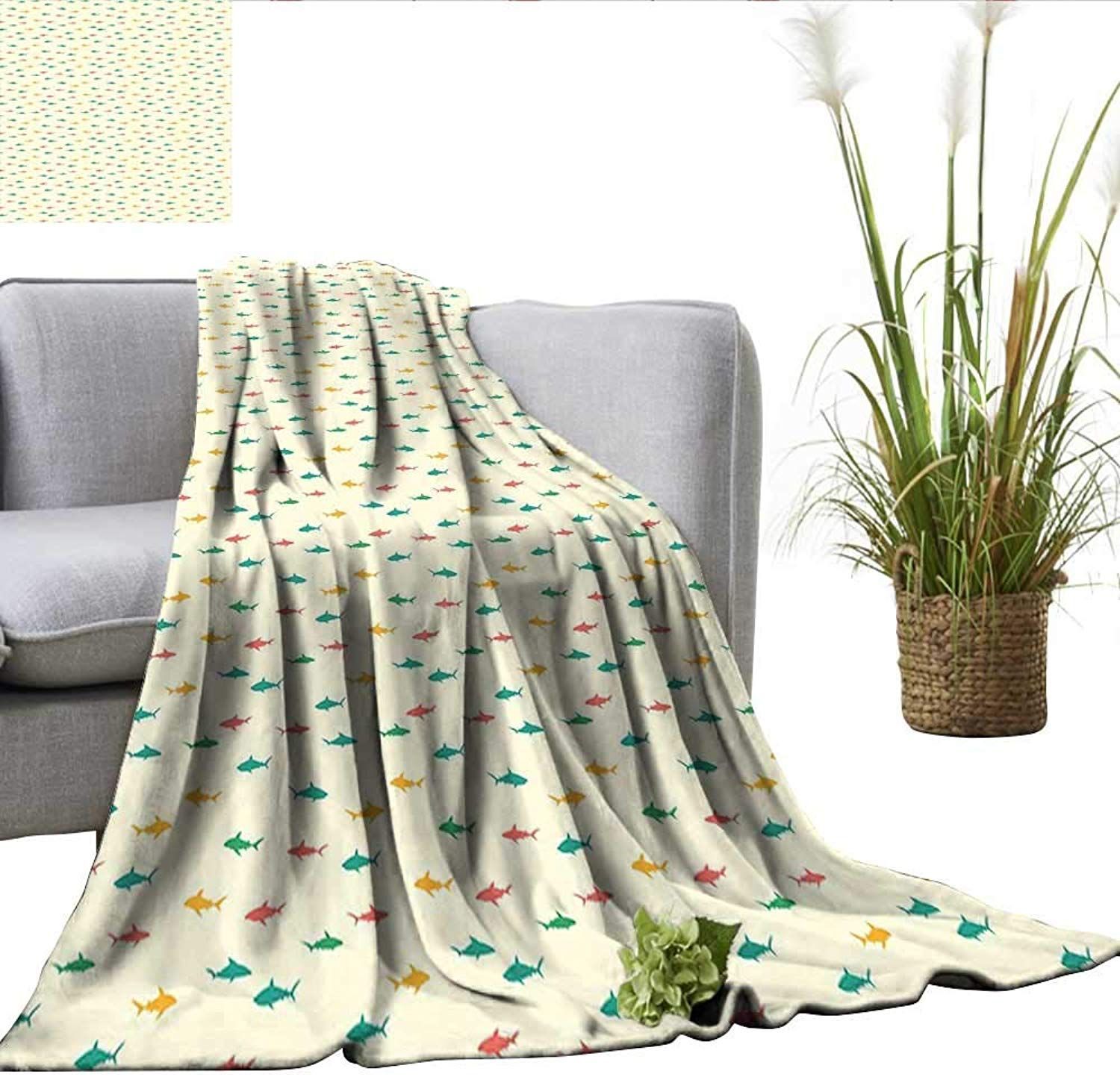 Shark Sherpa Fleece Blanket