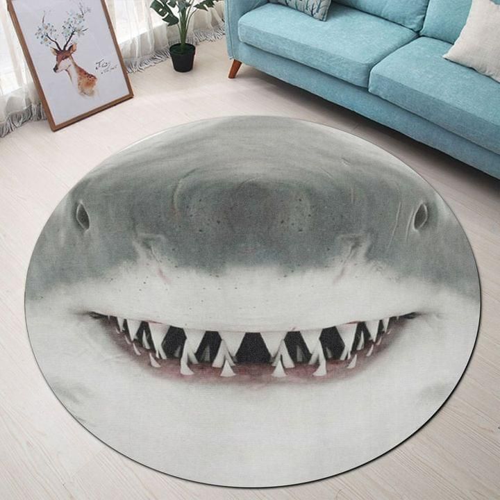 Shark Round Carpet