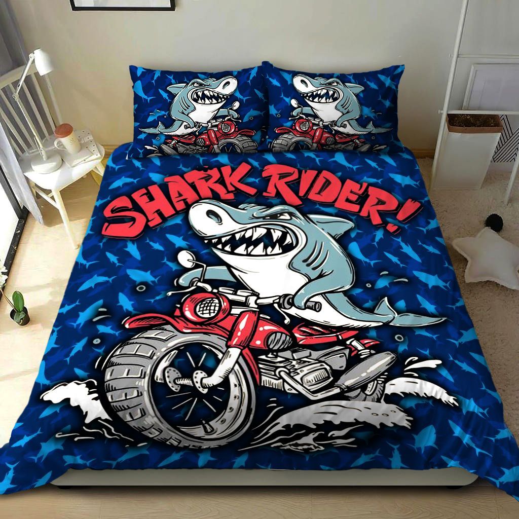 Shark Motorcycle Bedding Set