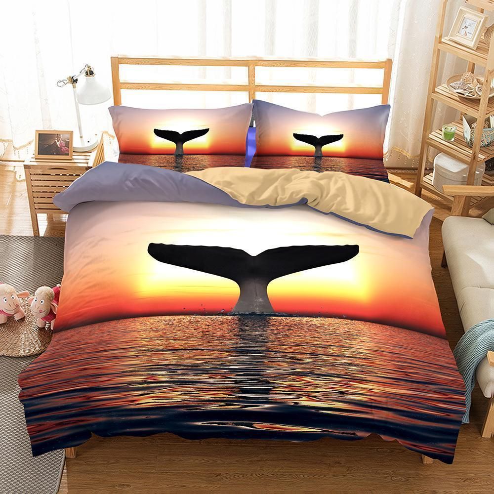 Shark Sunset Bedding Set