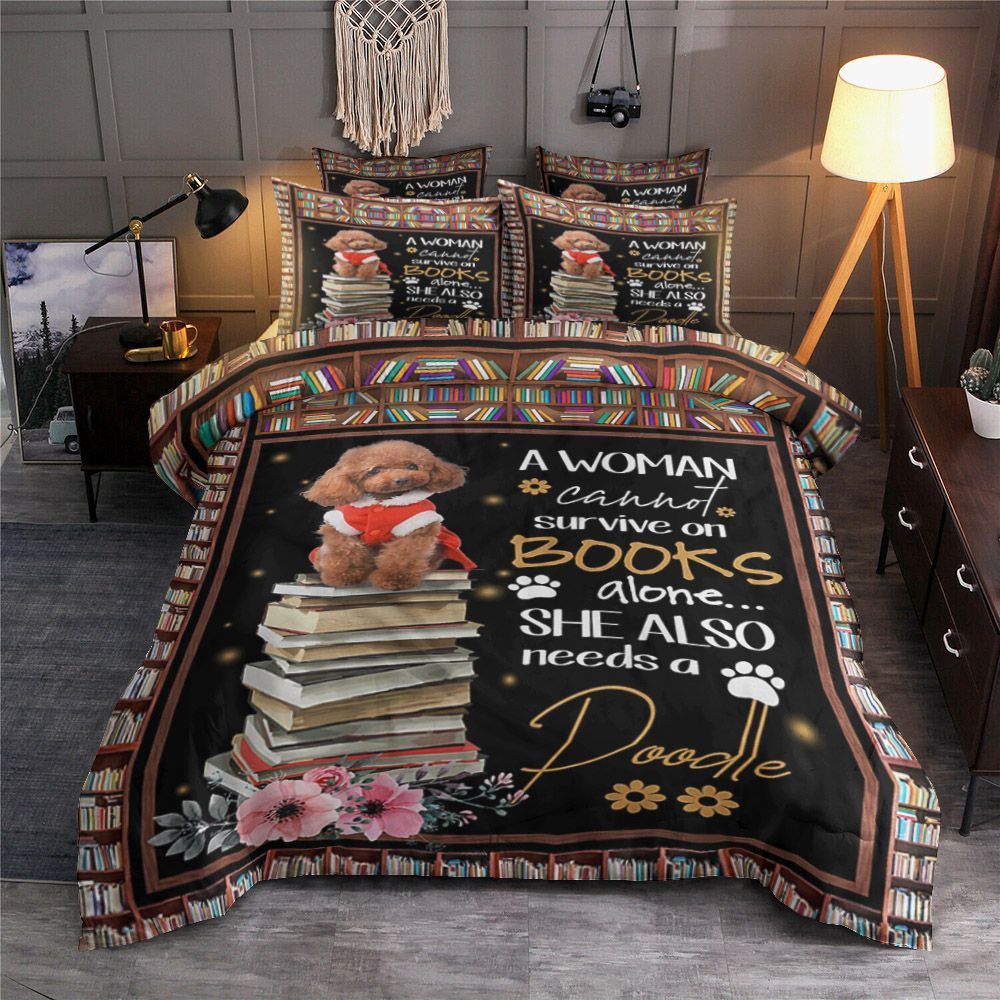 She Also Needs A Poodle Bedding Set