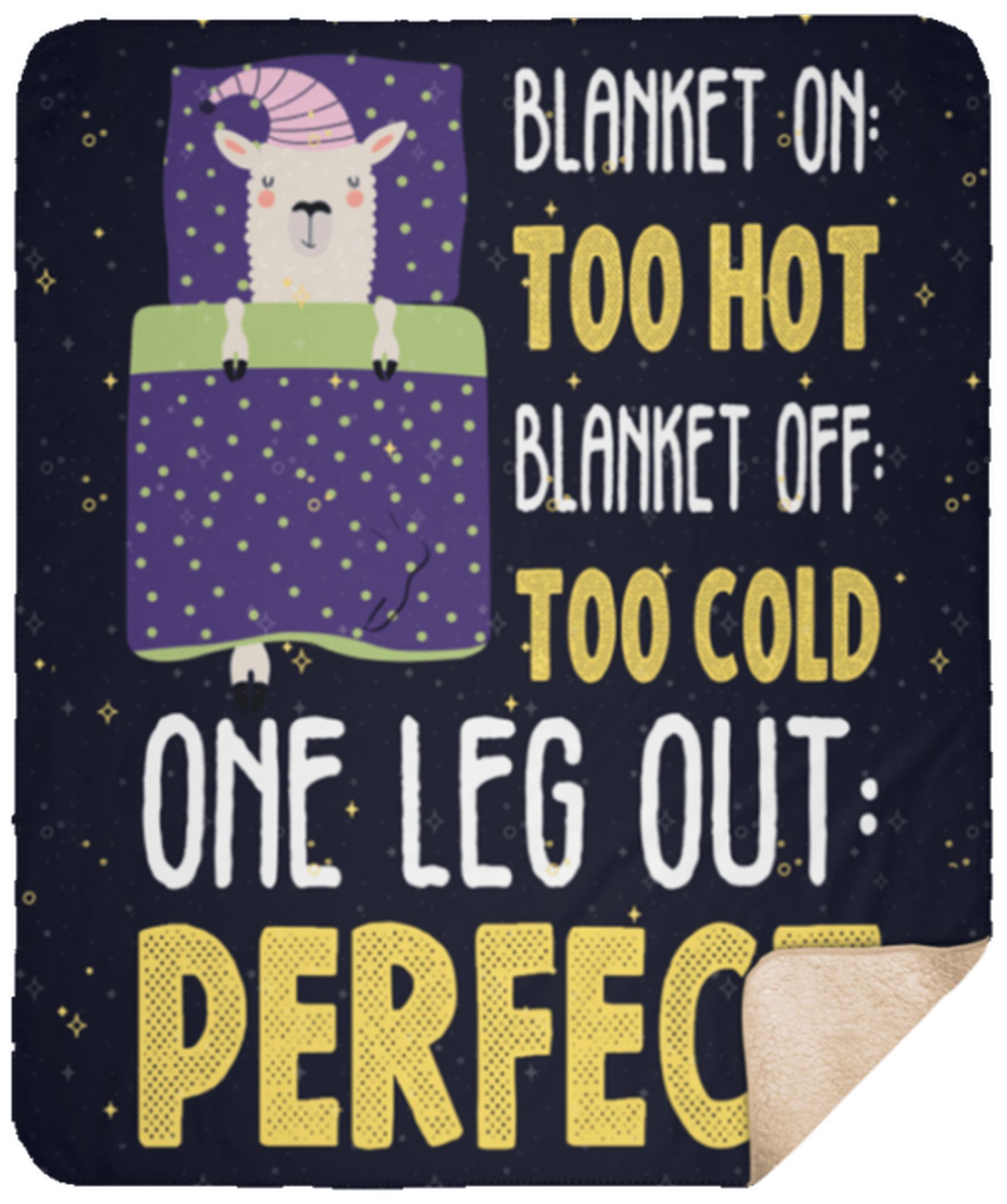 Sheep Blanket On Sherpa Fleece Blanket