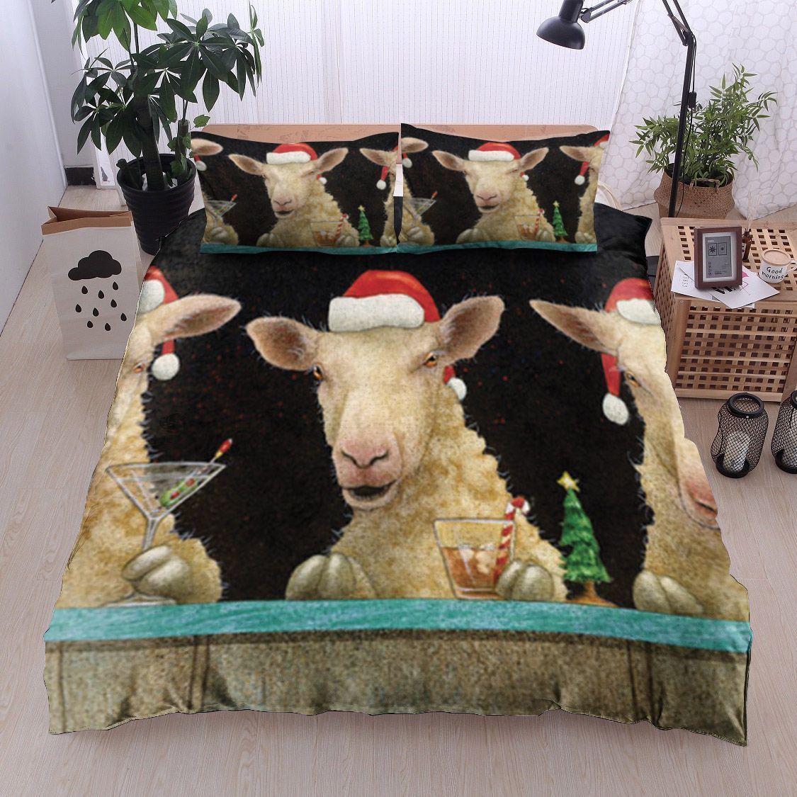 Sheep Christmas Bedding Set