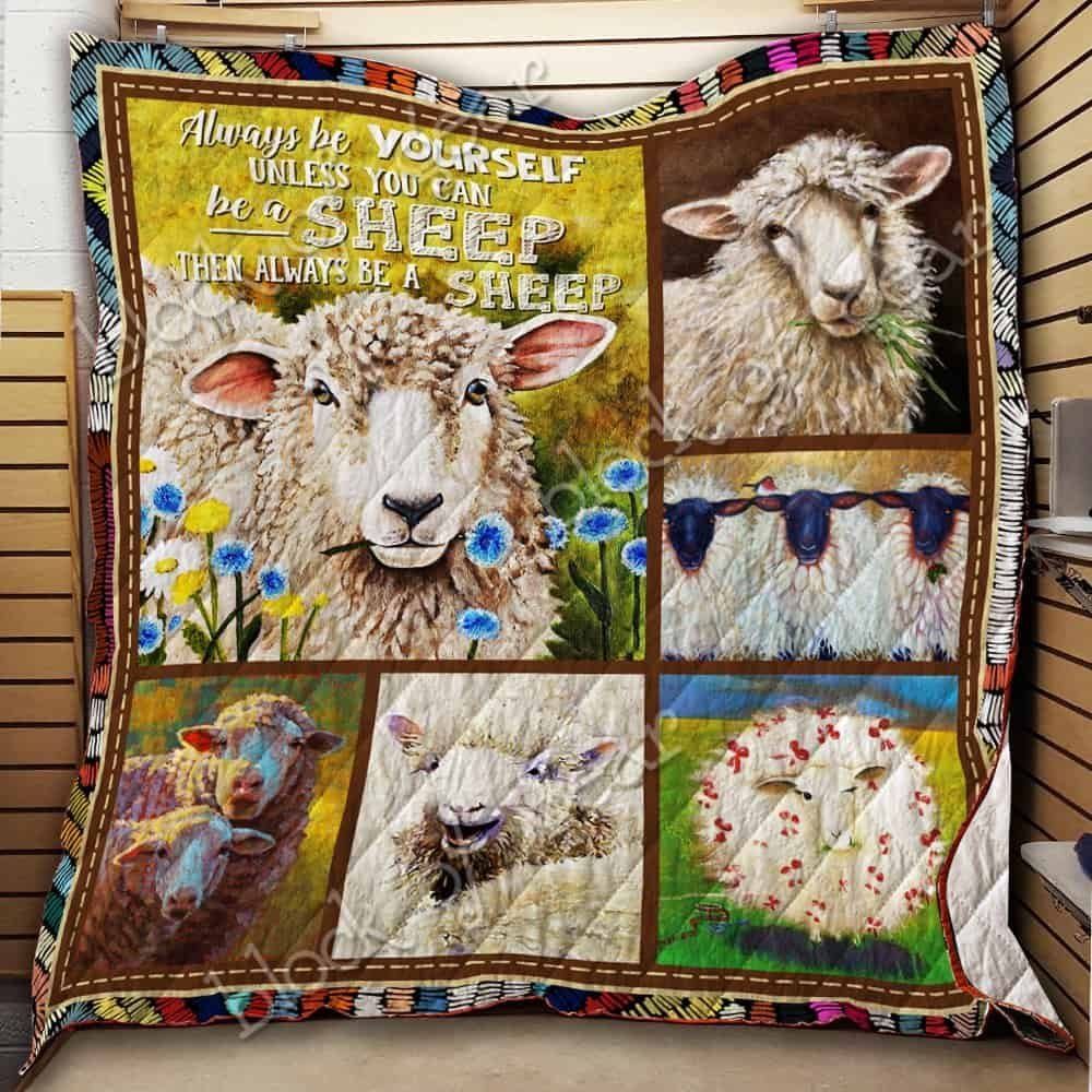 Sheep CL19100760MDQ Quilt Blanket