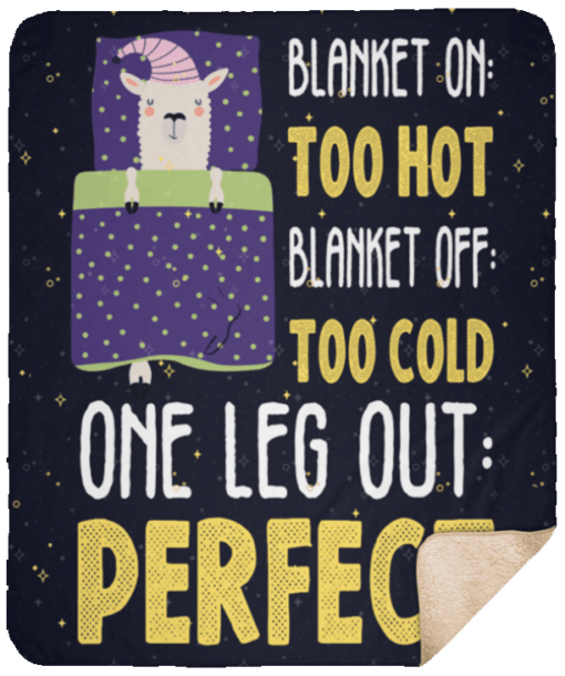 Sheep Sherpa Fleece Blanket