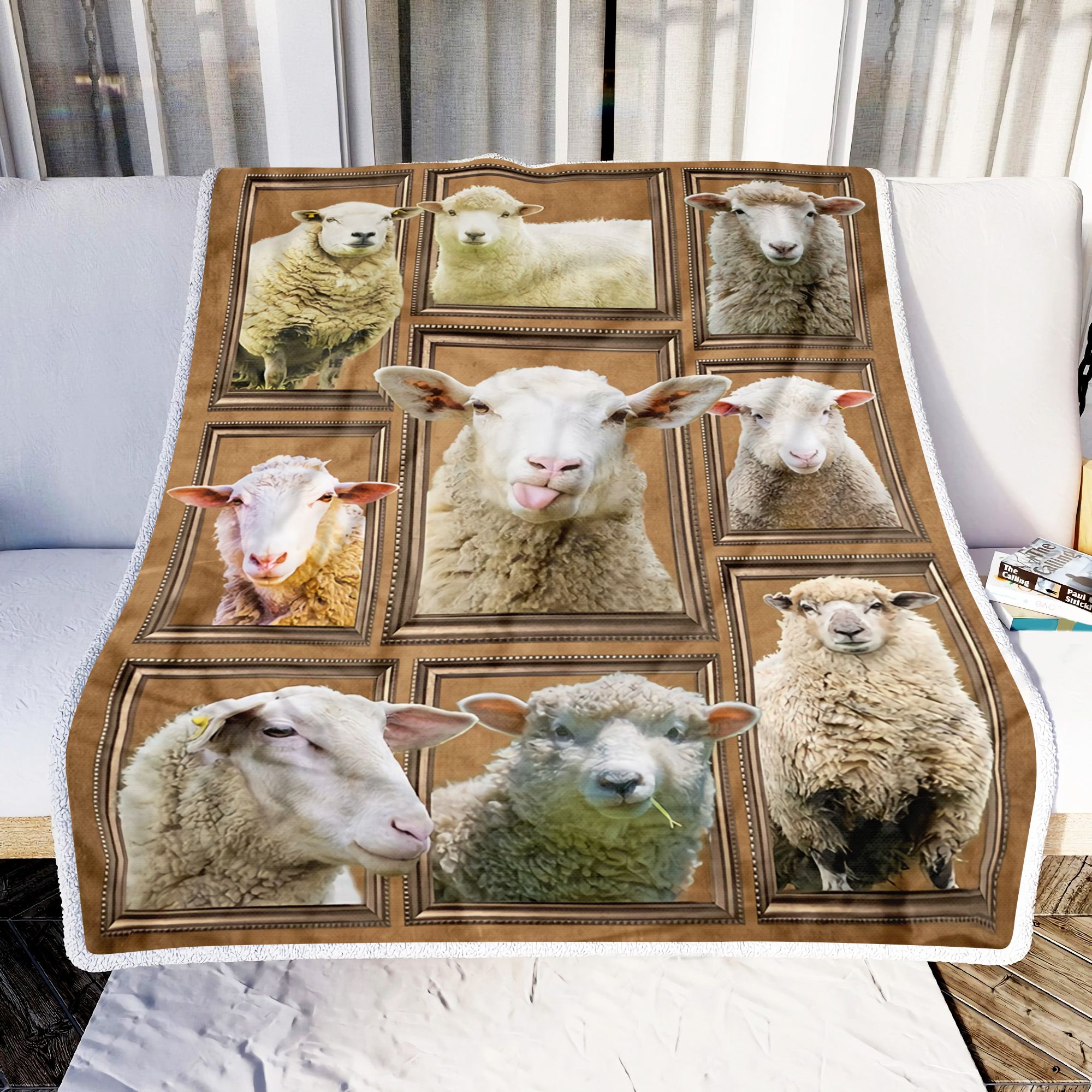 Sheep Cute Fleece Blanket