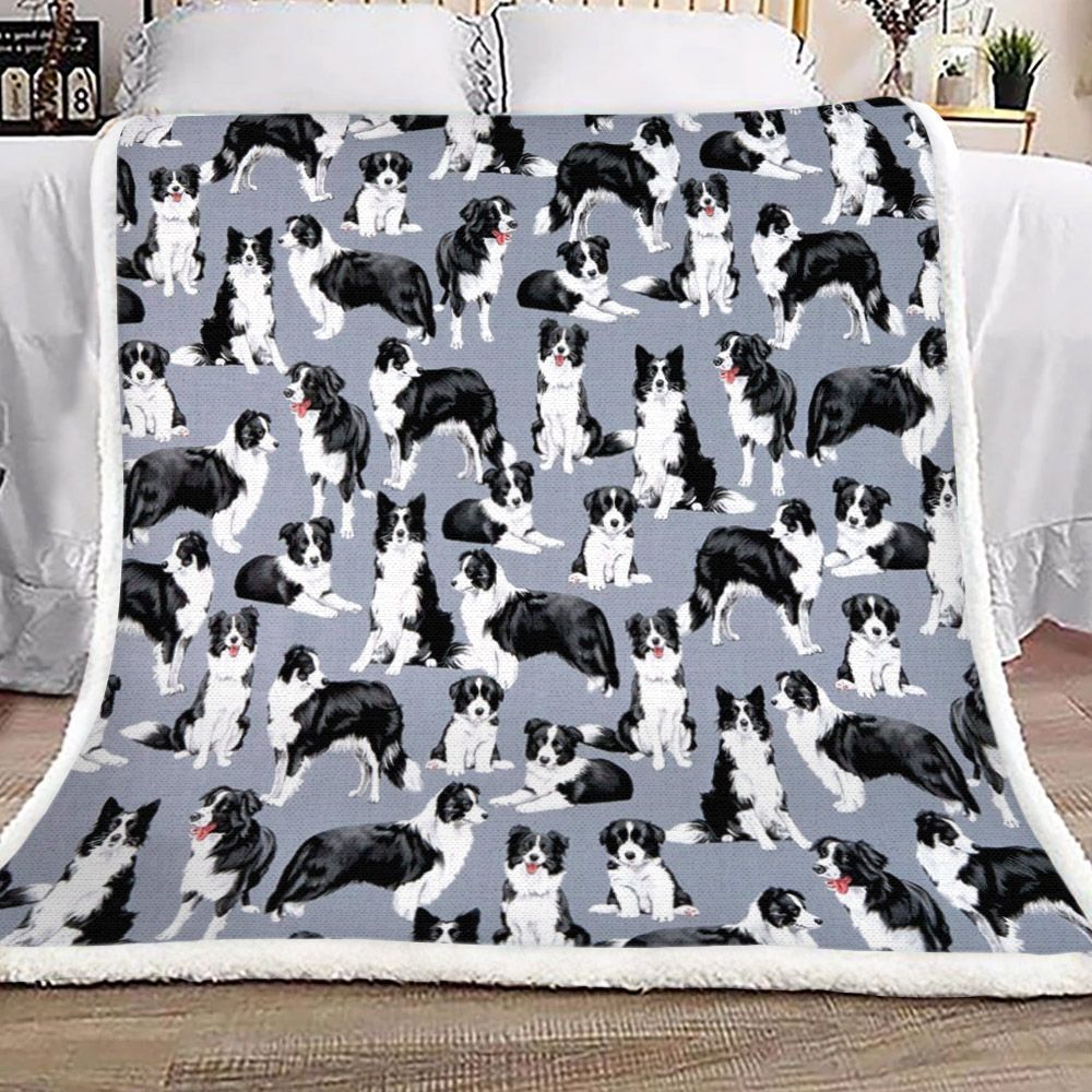 Sheep Dog Sherpa Fleece Blanket