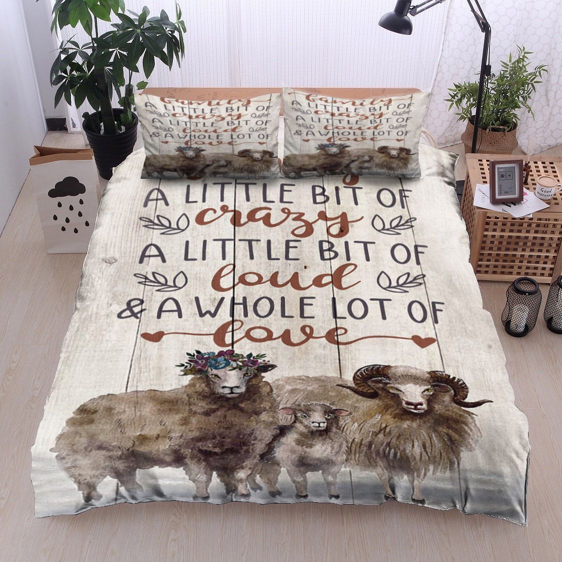 Sheep Family Bedding Set