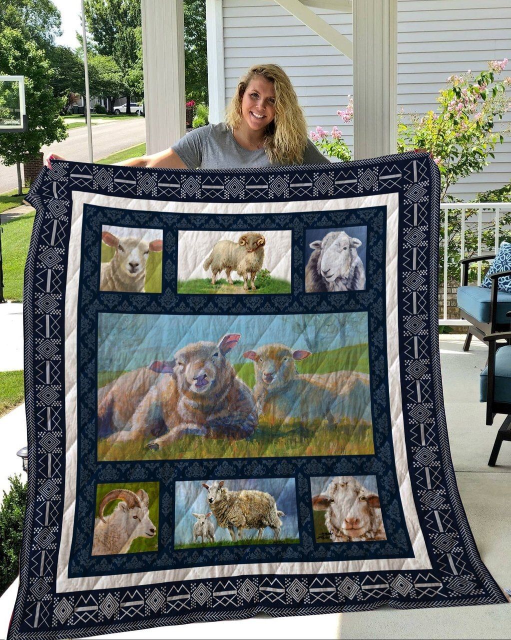 Sheep Im A Mess Quilt Blanket DHC020120728TD