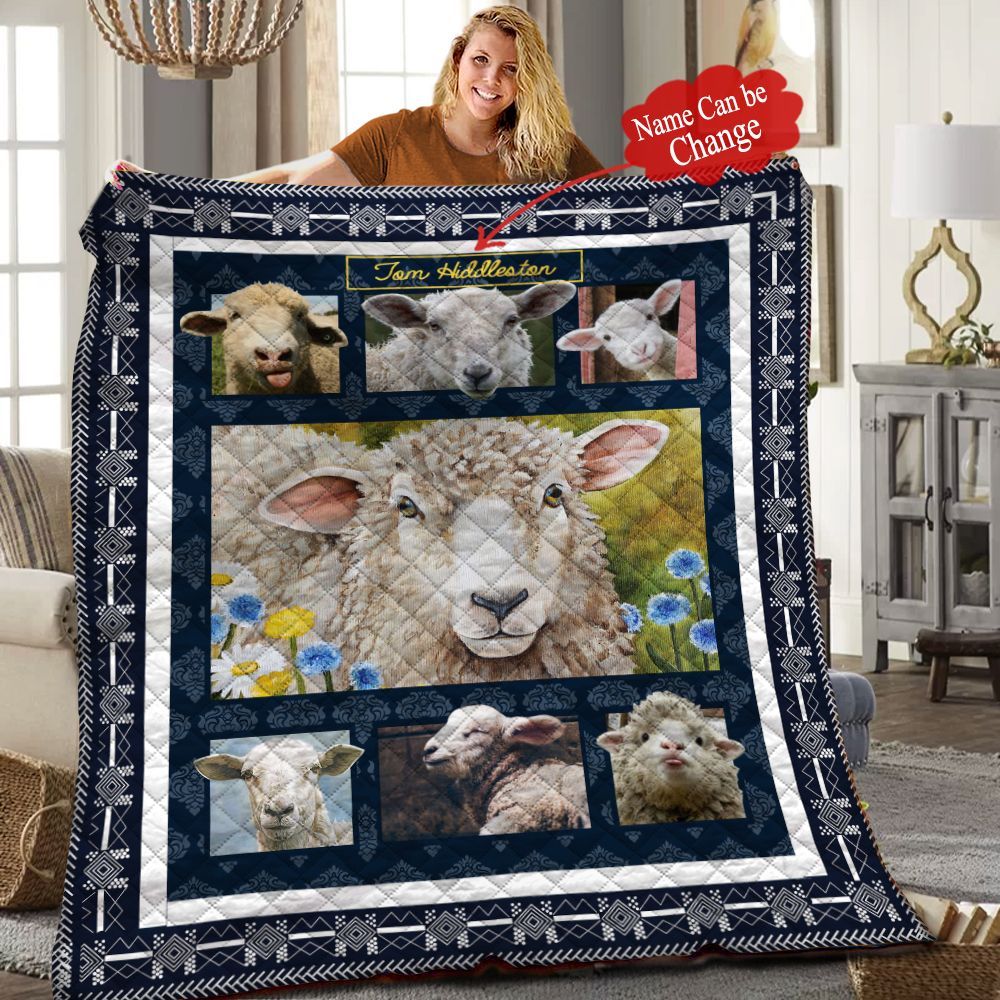 Sheep Personalized Quilt Blanket HHH090604NH