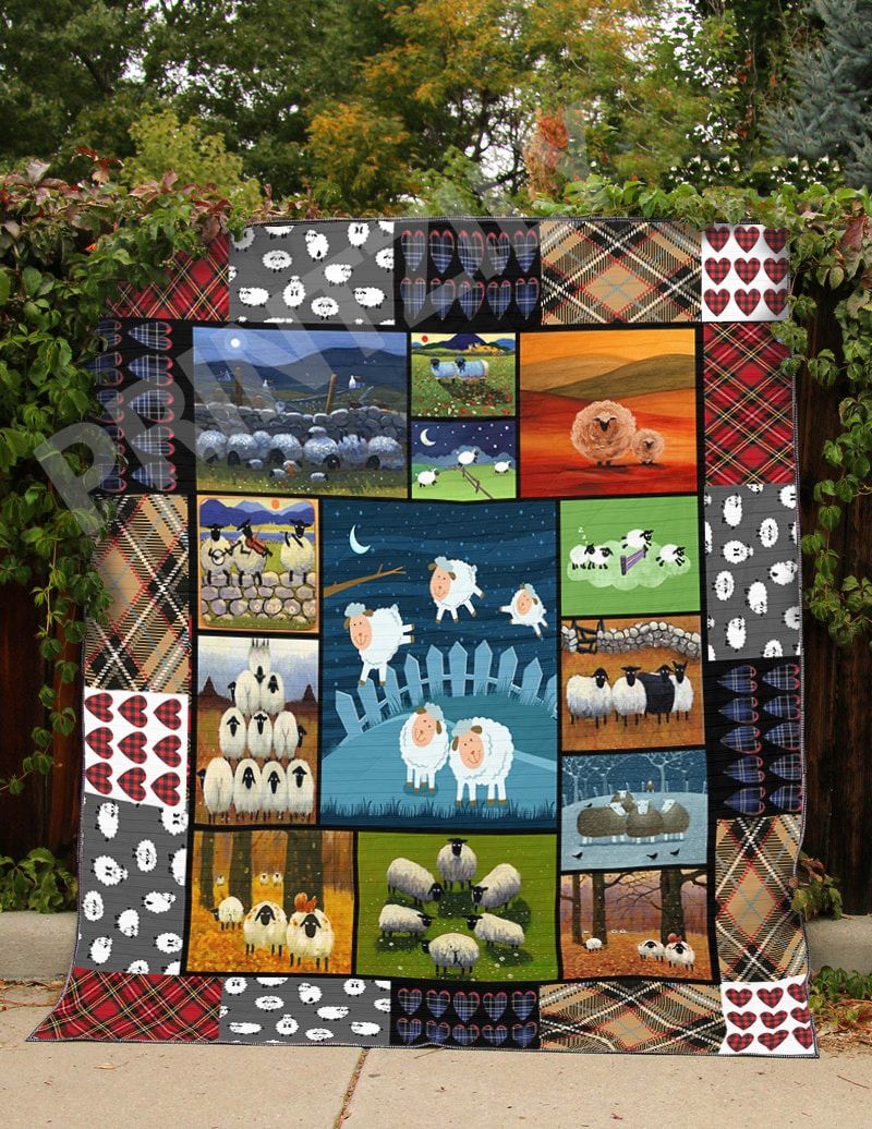 Sheep Play With Fire Quilt Blanket DHC0201201189TD