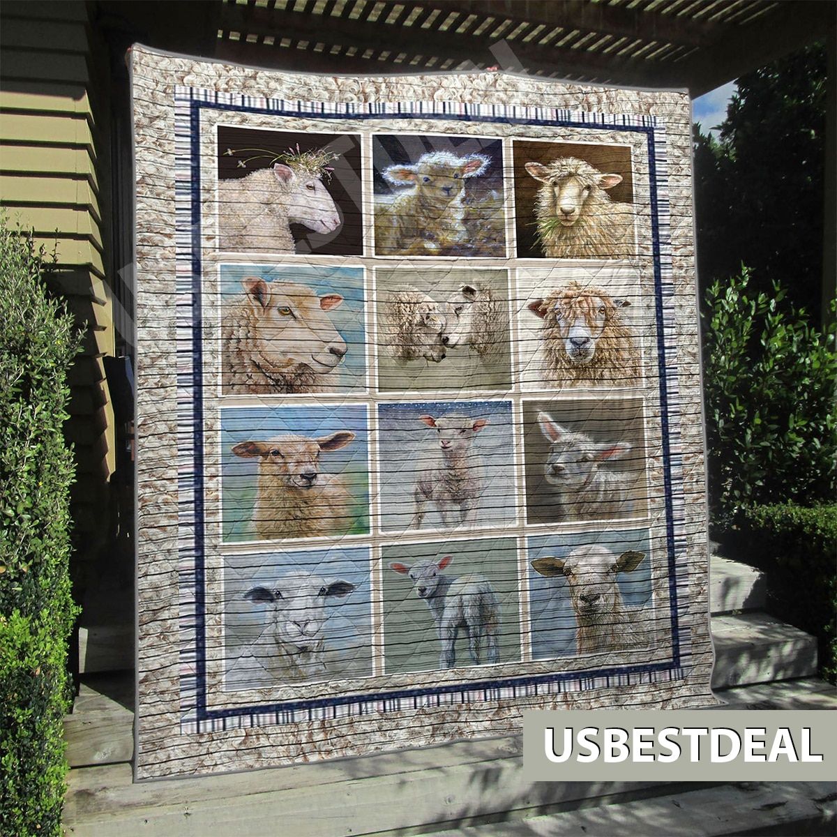 Sheep Quilt Blanket DHC13121635VT