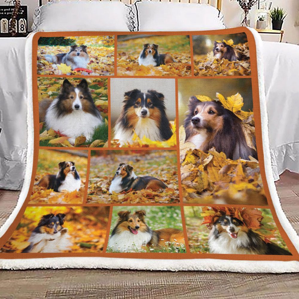 Sheepdog Sherpa Fleece Blanket