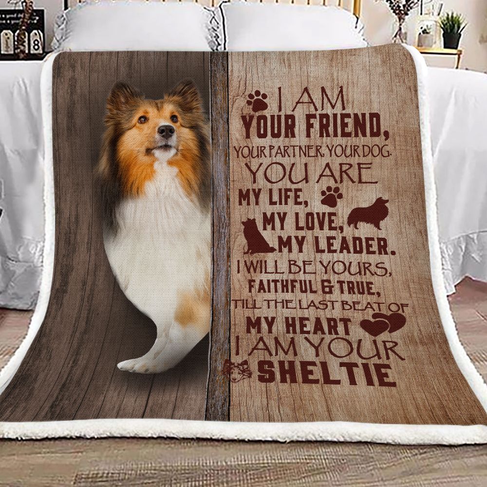 Sheltie Dog Fleece Blanket