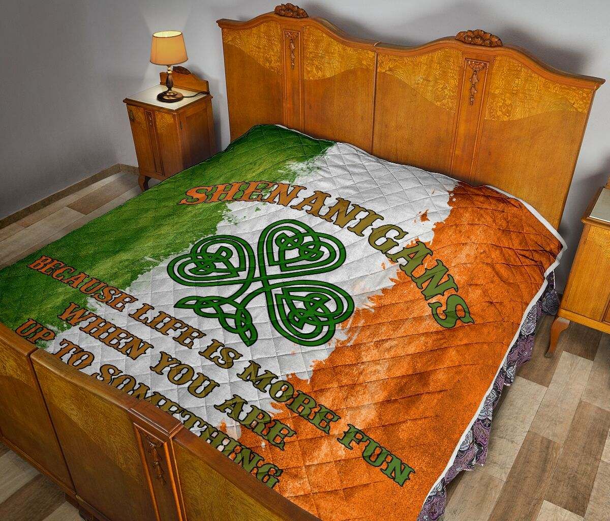 SHENANIGANS BECAUSE LIFE QUILT DHC281111482DD