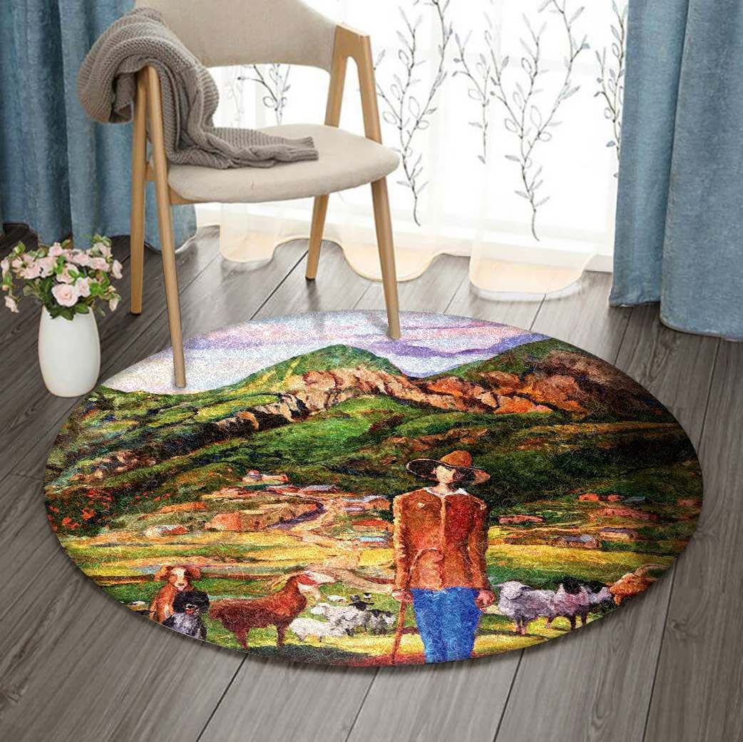 Shepherd Round Carpet