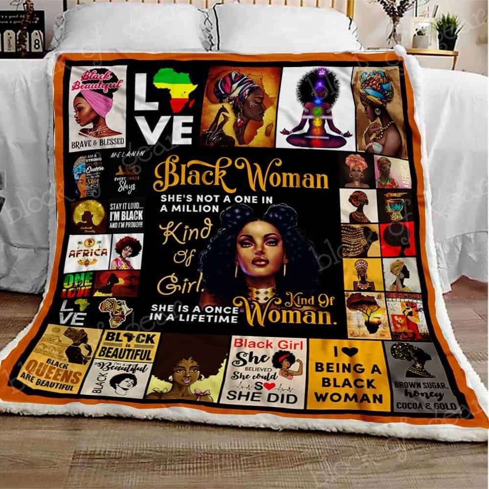 Shes A Once In A Lifetime Kind Of Woman Fleece Blanket