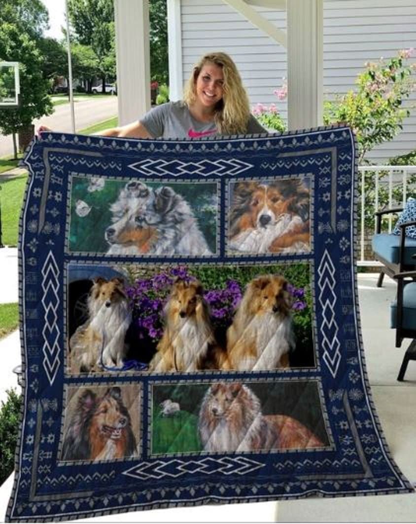 Shetland Sheepdog Beautiful Ladies Quilt Blanket DHC020120543TD