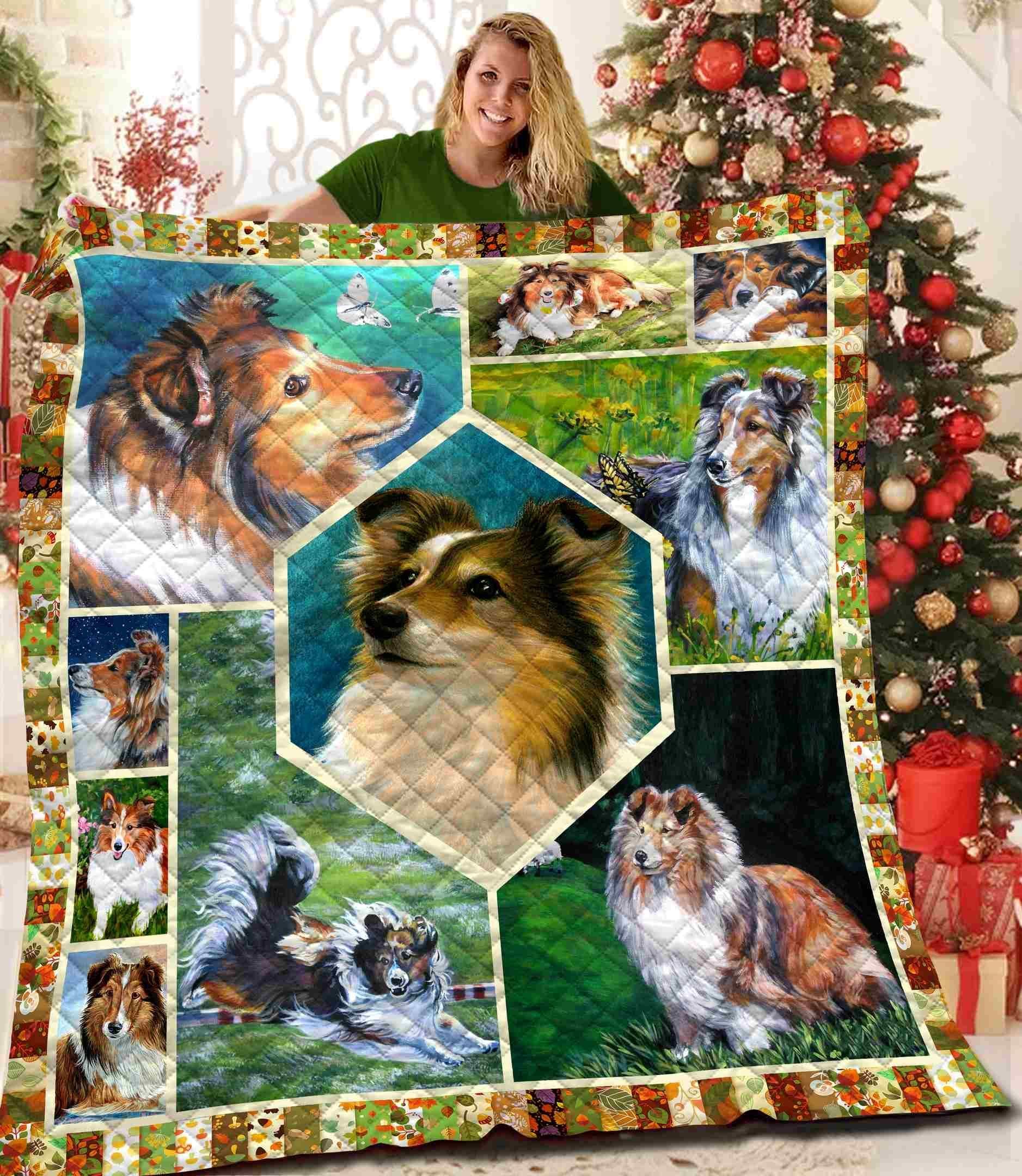 Shetland Sheepdog Quilt Blanket BBB121103NB